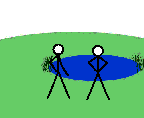 Baptism, by the stick people